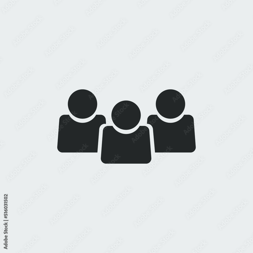 People symbol icon vector illustration People symbol icon vector illustration