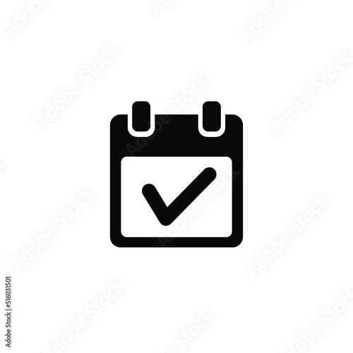 Calendar symbol icon vector concept