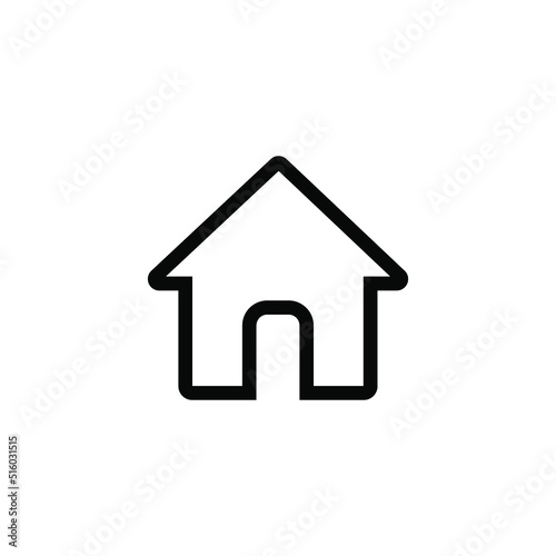 Home or house symbol icon vector illustration