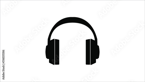 Headphone icon symbol vector illustration