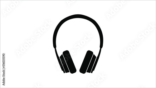 Headphone icon symbol vector illustration