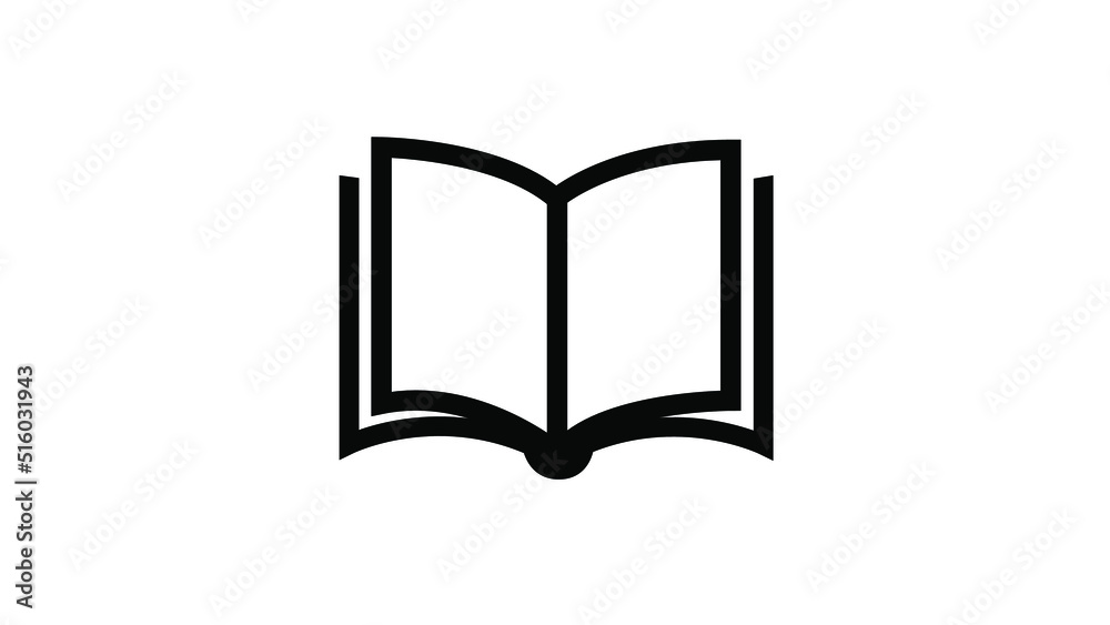 Open book design vector icon illustration Open book design vector icon illustration