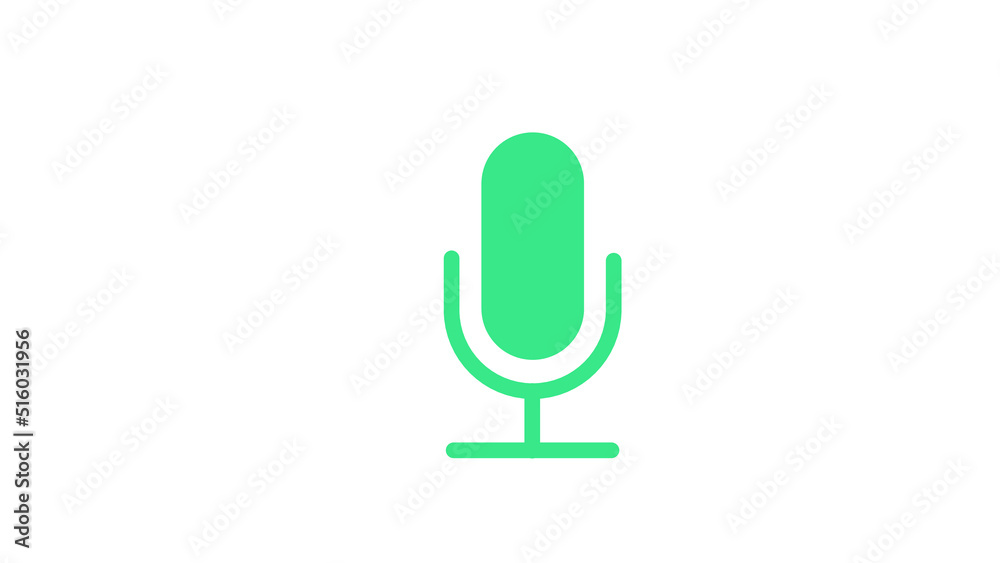 Microphone speaker flat vector icon illustration Microphone speaker flat vector icon illustration