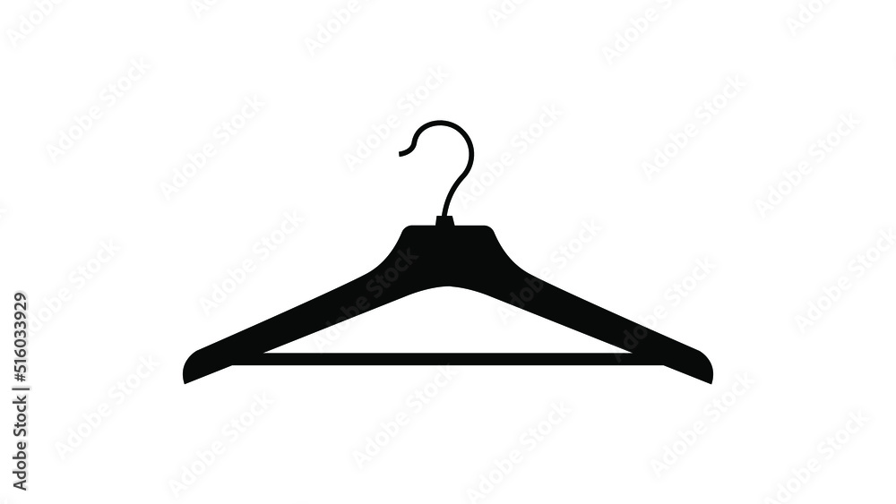 Hanger for clothes vector icon illustration Hanger for clothes vector icon illustration