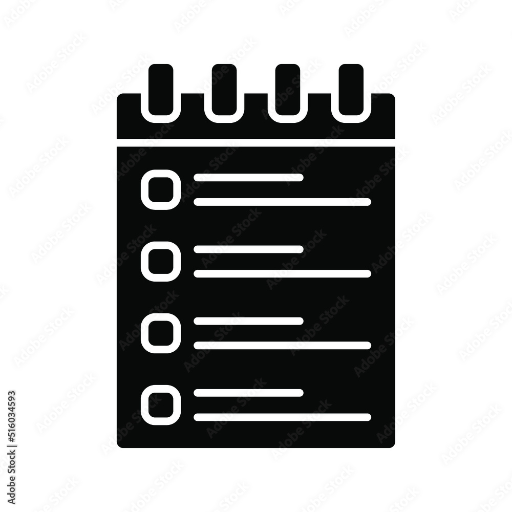 List icon. document sign. vector illustration List icon. document sign. vector illustration