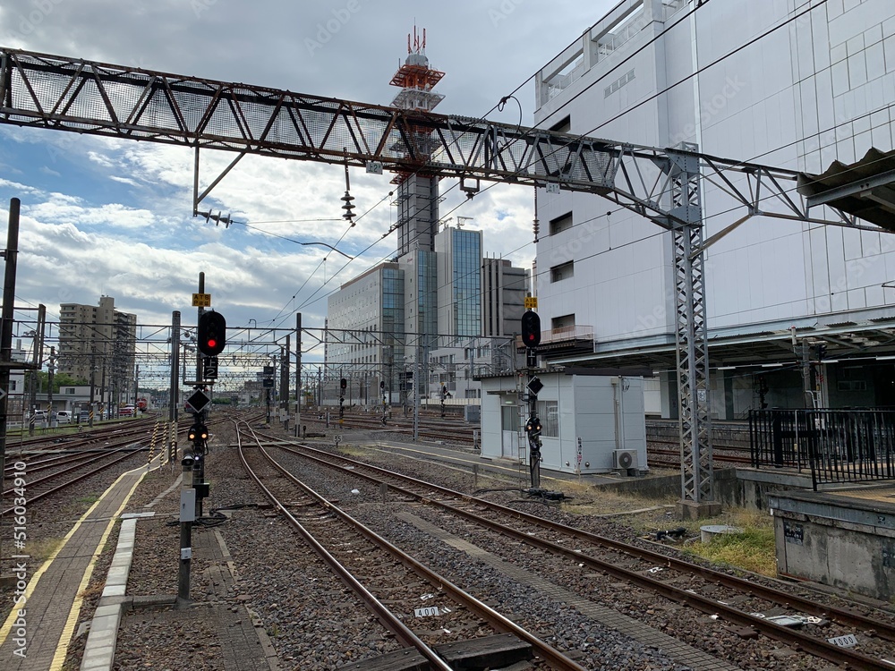 Naklejka premium 水戸駅構内
