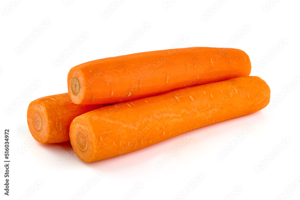 Fresh Carrots, isolated on white background. Fresh Carrots, isolated on white background.