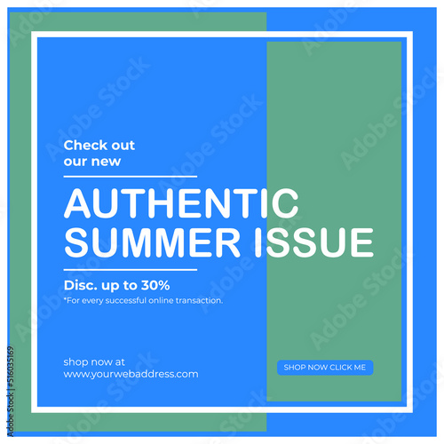 Social Media Post or Banner or Flyer template