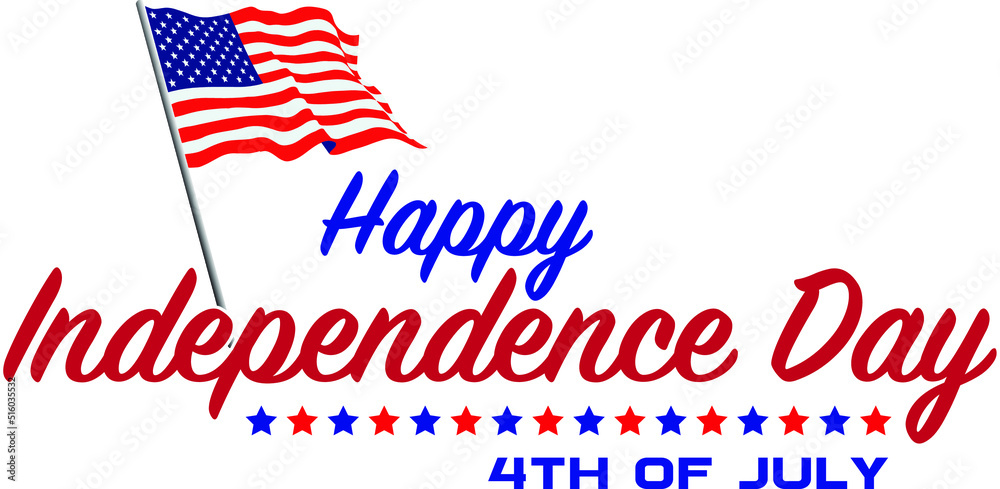 Fototapeta premium Happy 4th of July, USA independence day