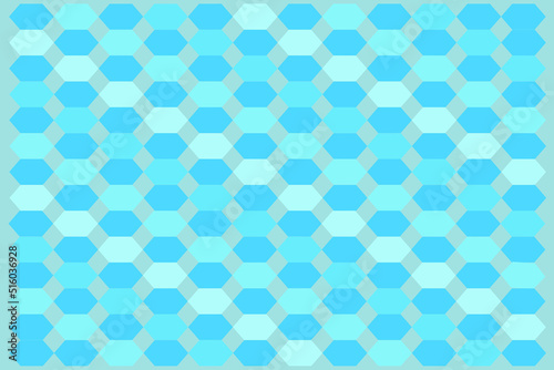 Wallpaper Mural polygon background with beautiful blue gradient Torontodigital.ca