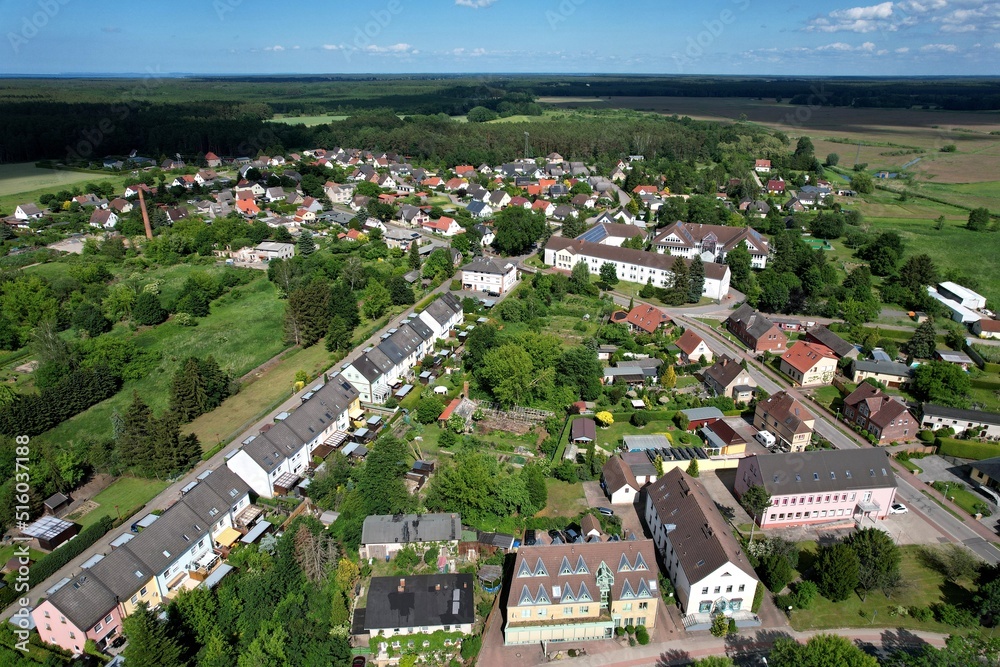 Obraz premium Eggesin, Gebiet Luckower Straße 2022