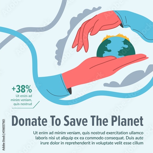 Donate to save the planet, charity organization