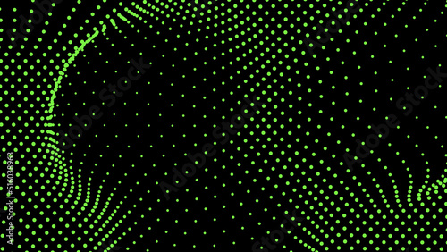 Dome-shaped protrusion part seine by stretching mesh for the illusion three-dimensional deformation of the surface. Screen media video trippy. Mesh LCD display. Scale size different hole space.