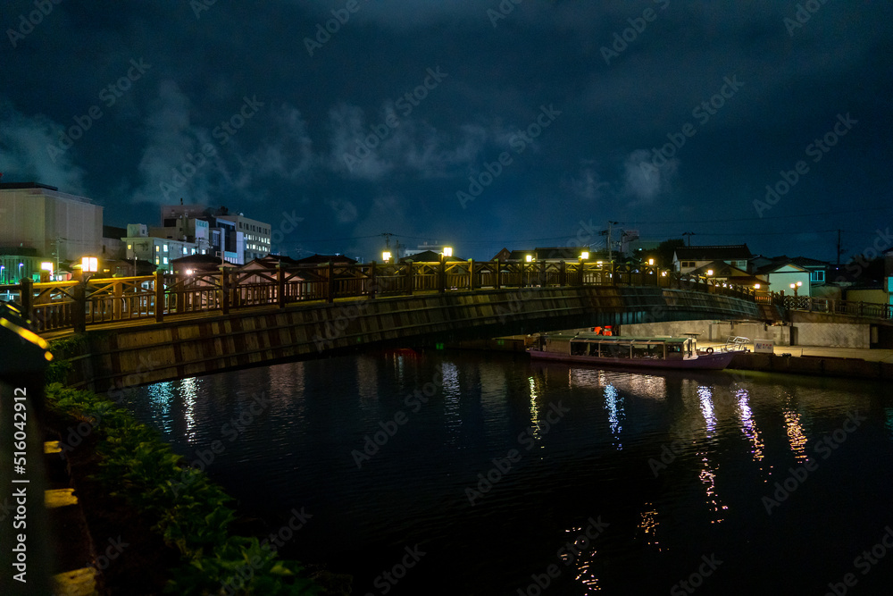 山形県酒田市の山居橋(山居倉庫) 山形県酒田市の山居橋(山居倉庫)