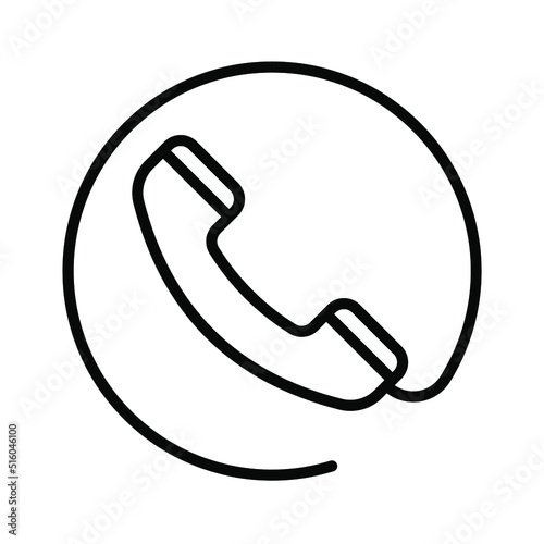 Phone icon. Telephone icon symbol isolated. call sign. vector illustration