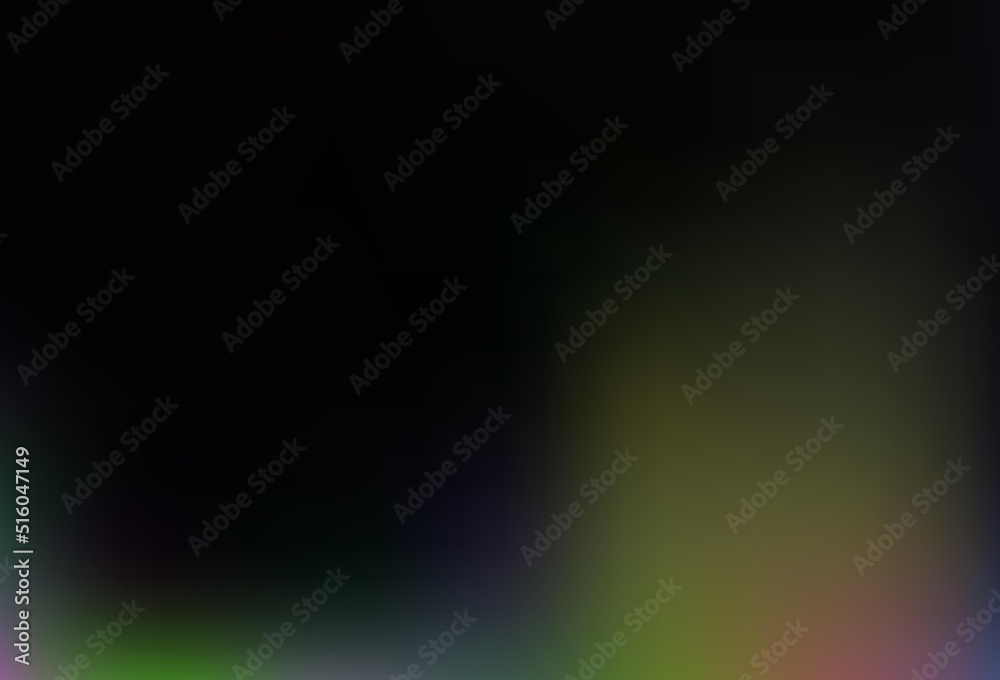 Fototapeta premium Dark Silver, Gray vector blurred shine abstract background.
