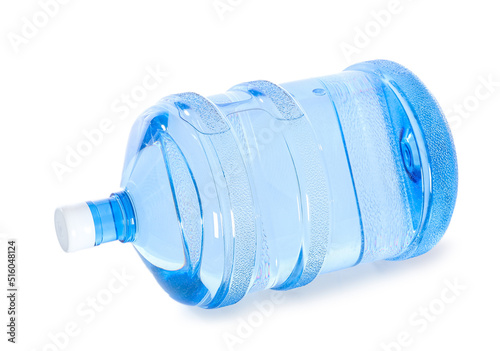 Bottle of clean water isolated on white