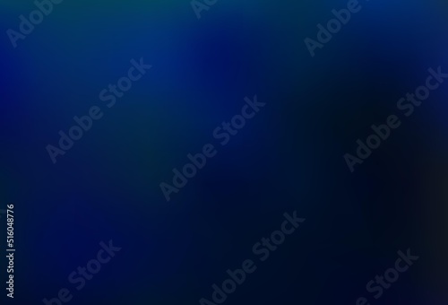 Dark BLUE vector glossy bokeh pattern. © Dmitry