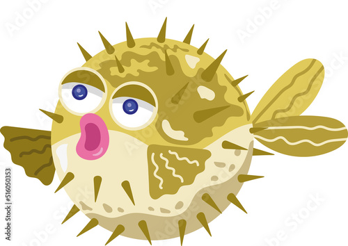 blowfish with sealife