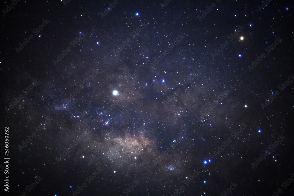 Fototapeta premium Milky way galaxy with stars and space dust in the universe