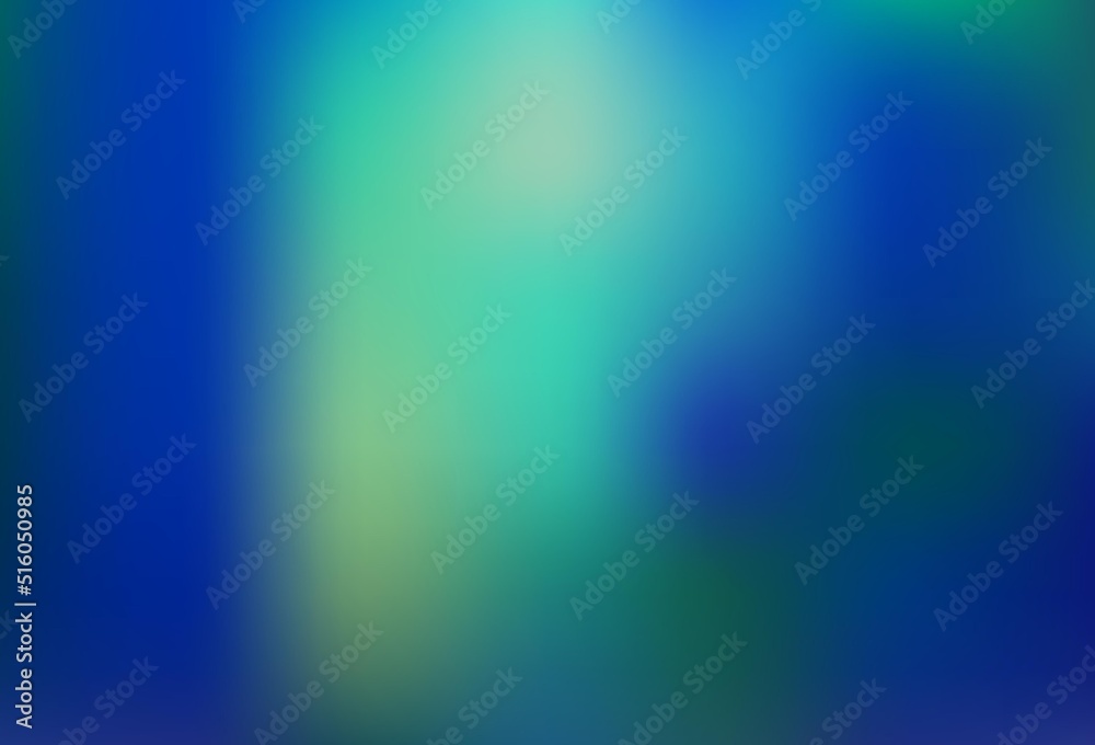 Light BLUE vector blurred bright background.