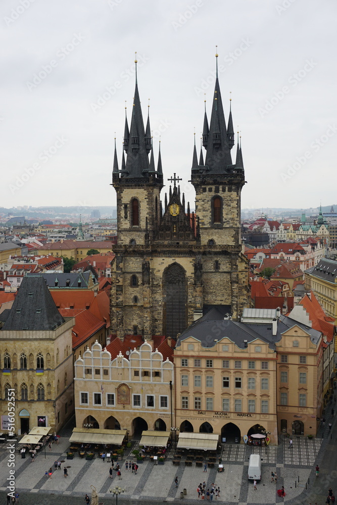 Fototapeta premium Church of Our Lady before Tyn, Prague