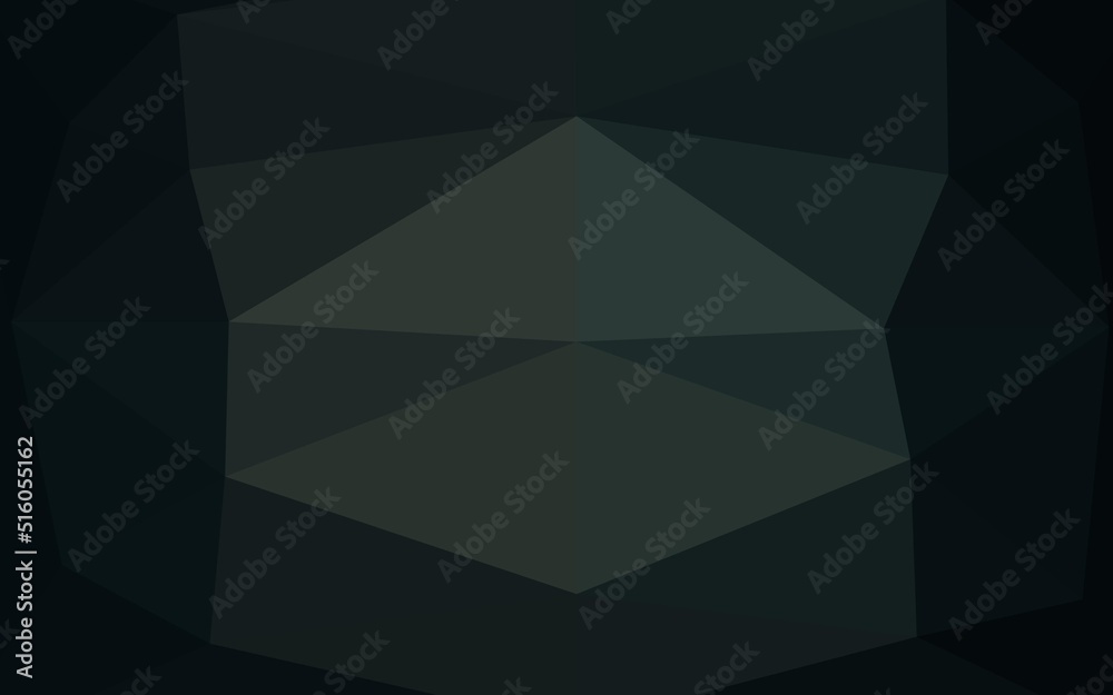 Dark Black vector low poly layout. Dark Black vector low poly layout.