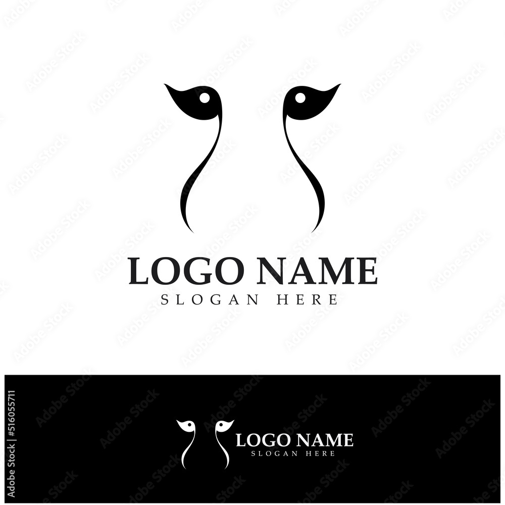 cheetah logo with flat silhouette and color packed with modern concept vector cheetah logo with flat silhouette and color packed with modern concept vector