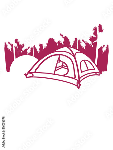 Sonne Palmen Camping Zelt 