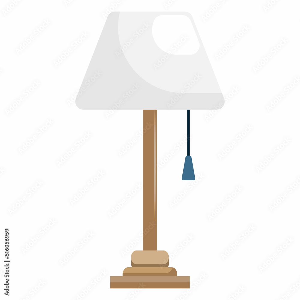 Floor lamp icon. Subtable to plece on home decor, furniture, household, etc. Floor lamp icon. Subtable to plece on home decor, furniture, household, etc.