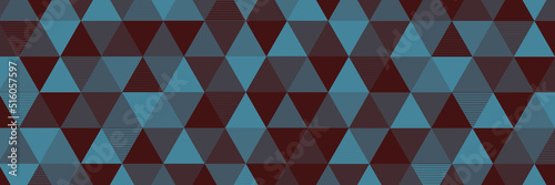 Dark abstract triangular background. Vector image
