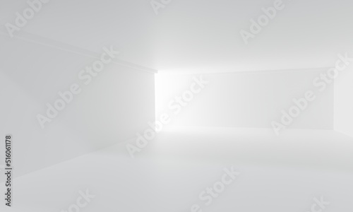 Wallpaper Mural Empty white room background with light. Torontodigital.ca