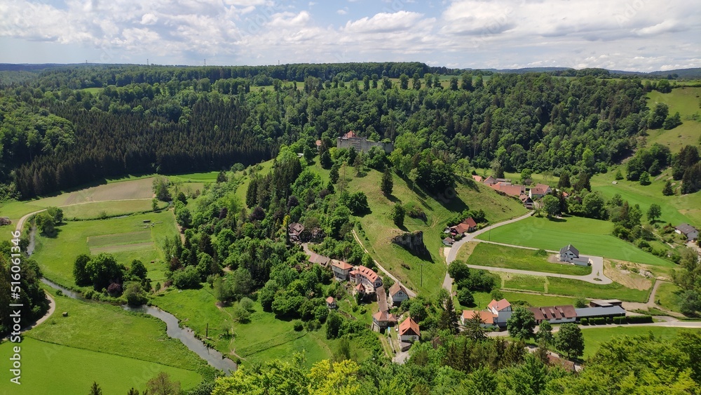 View from Hohengundelfingen castle ruins