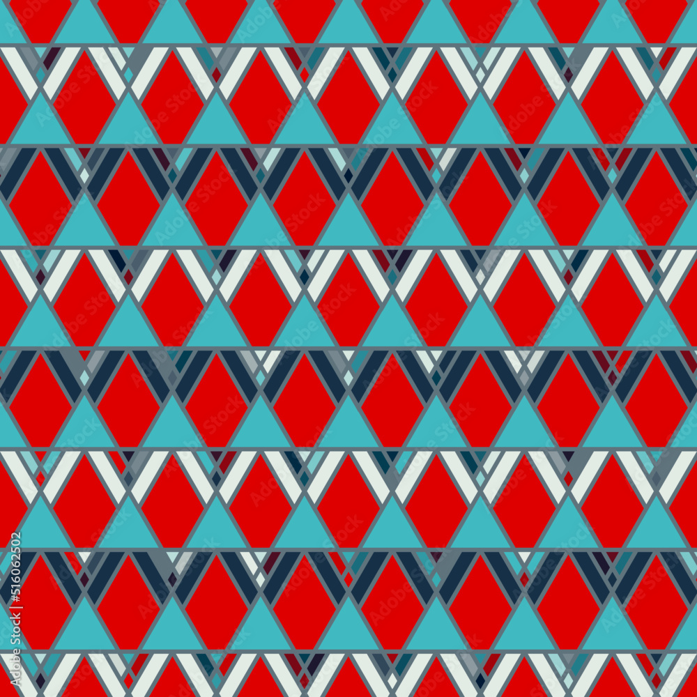 seamless triangles geometric pattern white red and blue seamless triangles geometric pattern white red and blue