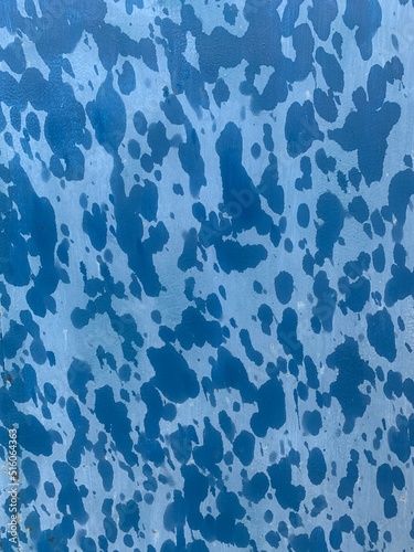 Blue wet wall