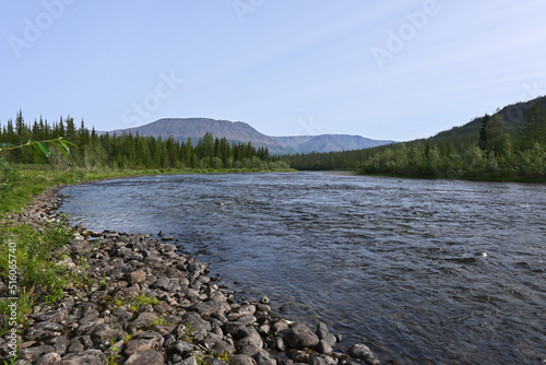 A river on the Putorana plateau.