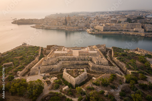 Manoel Island and Valletta, Malta