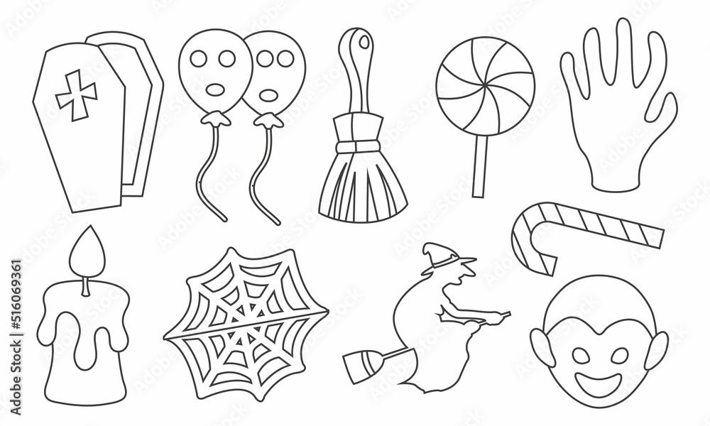 Halloween vectors Set Halloween vectors Set