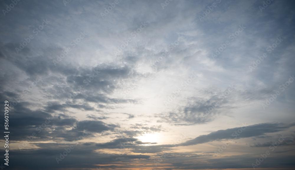 skyscape with clouds down to horizon line skyscape with clouds down to horizon line
