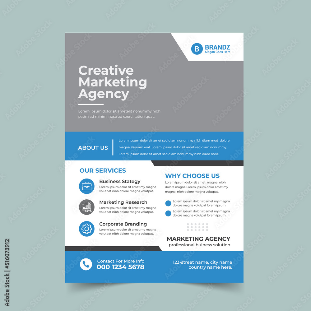 modern flyer template design modern flyer template design