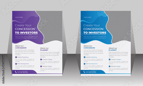 This is a Corporate Flyer Design Template. This designed for any project purpose and all kinds of businesses. All elements are 100% editable.