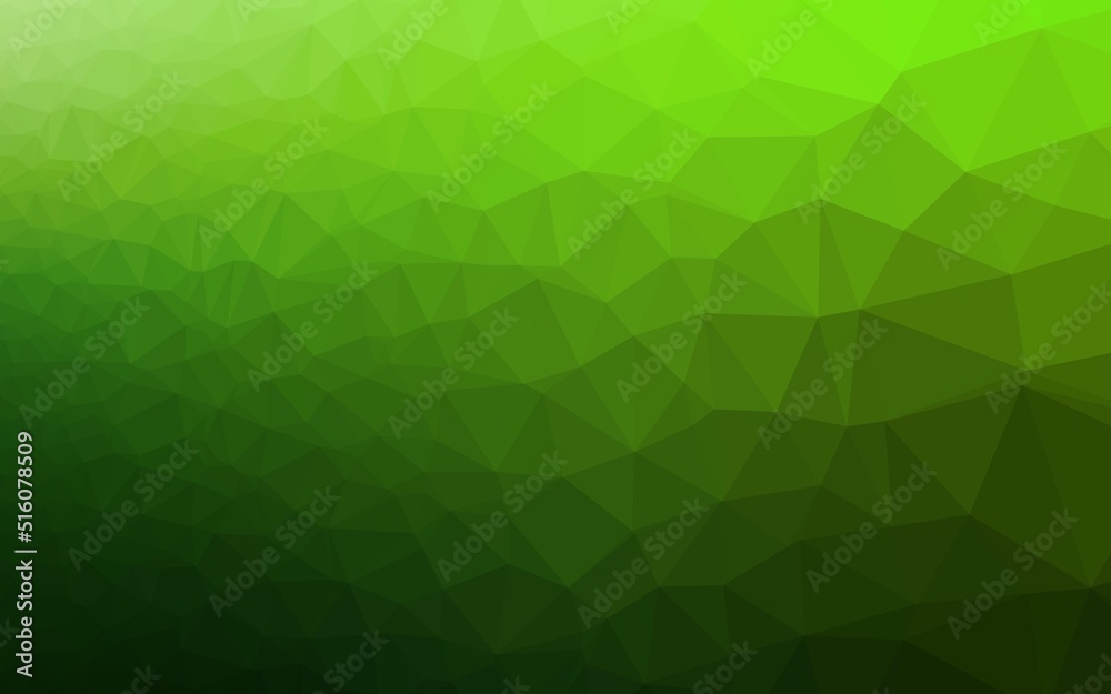 Light Green vector abstract polygonal texture. Light Green vector abstract polygonal texture.