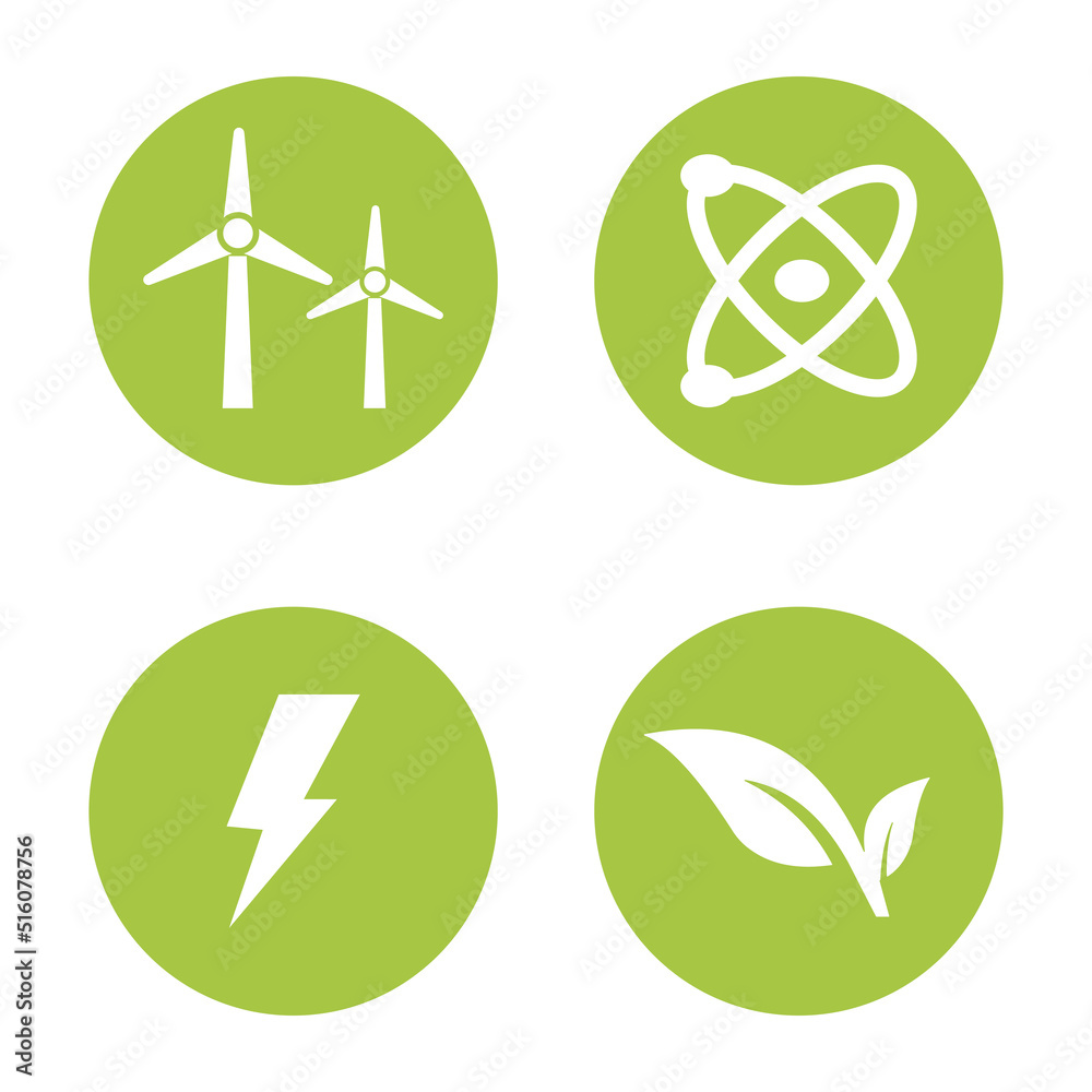 Ecology and Energy Icons. Nature icons set - environment ecology element - eco plant vector sign and symbols Ecology and Energy Icons. Nature icons set - environment ecology element - eco plant vector sign and symbols
