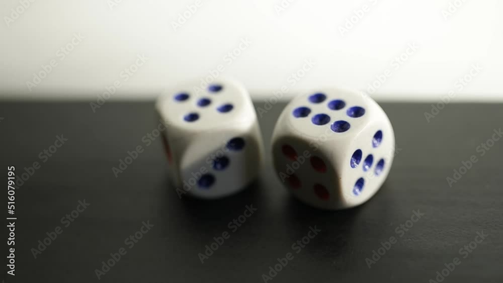 dice on a white background. Dice. Play. Casino. dice on a white background. Dice. Play. Casino.