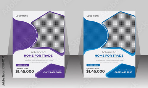 Real State  Flyer Template Design. 
It’s suitable for any project purpose businesses. 
All elements are 100% editable.