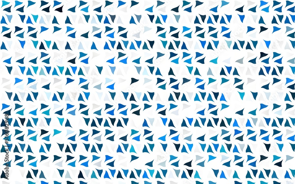 Light BLUE vector backdrop with lines, triangles. Light BLUE vector backdrop with lines, triangles.