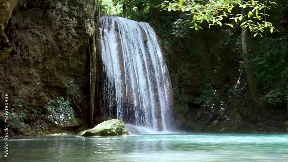 Erawan Waterfall beautiful nature in kanchanaburi Thailand Erawan Waterfall beautiful nature in kanchanaburi Thailand