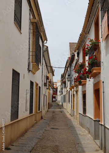 One of the narrow streets in Cordoba