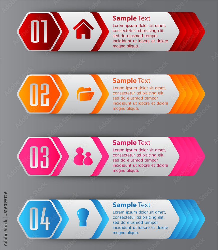 modern text box template, infographics banner modern text box template, infographics banner