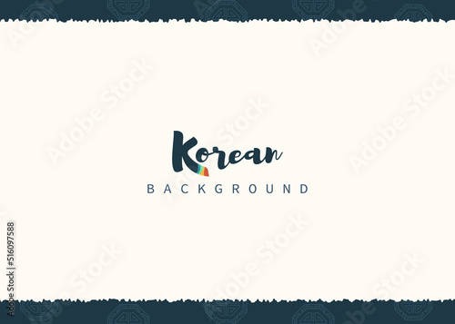 Vector of traditional Korean background